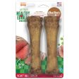 Nylabone Healthy Edibles AllNatural Long Lasting Roast Beef Dog Chew Treats Roast Beef, XL Souper  50 Lbs. 2 ct Supply