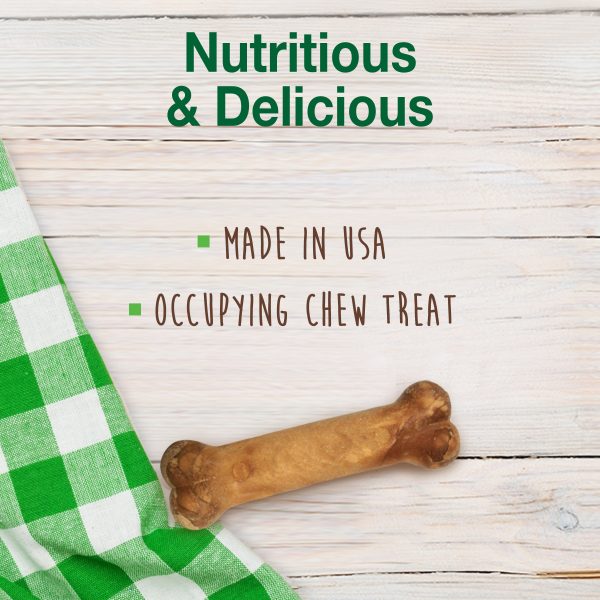 Nylabone Healthy Edibles AllNatural Long Lasting Roast Beef Dog Chew Treats Roast Beef, XS Petite  Up To 15 Lbs. 2 ct Sale