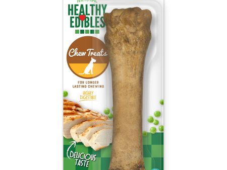 Nylabone Healthy Edibles AllNatural Long Lasting Chicken Dog Chew Treats Chicken, XL Souper  50 Lbs. 1 ct For Sale