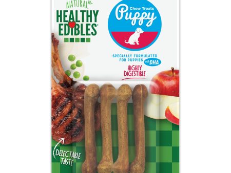 Nylabone Healthy Edibles Puppy AnimalShaped Lamb  Apple Dog Chew Treats Lamb  Apple, XS Petite  Up To 15 Lbs. 4 ct Online