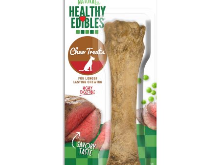 Nylabone Healthy Edibles AllNatural Long Lasting Roast Beef Dog Chew Treats 1 Count, Souper  50 lb Cheap