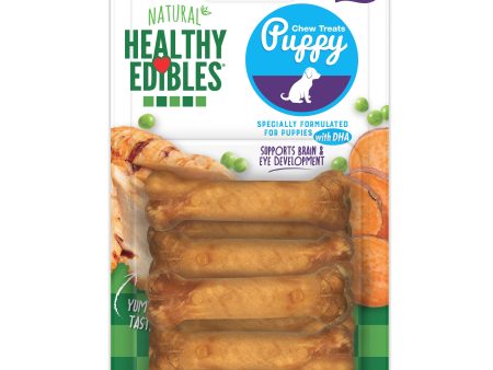 Nylabone Healthy Edibles Puppy Turkey  Sweet Potato Dog Chew Treats Turkey  Sweet Potato, XS Petite  Up To 15 Lbs. 8 ct Hot on Sale