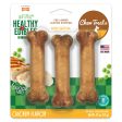 Nylabone Healthy Edibles AllNatural Long Lasting Chicken Dog Chew Treats Chicken, SMall Regular  Up To 25 Ibs. 3 ct Fashion