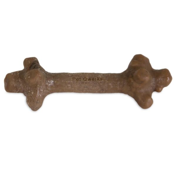 Pet Qwerks Barkbone Natural Instincts Nylon Stick Dog Chew Toy Peanut Butter 1ea SM Cheap