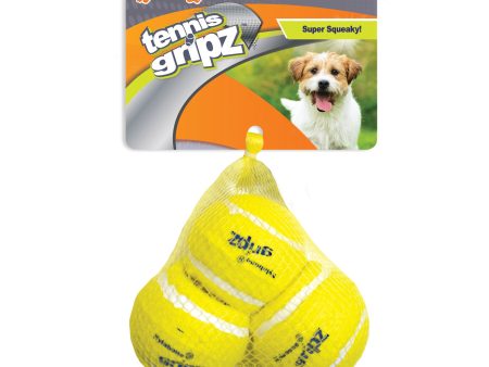 Nylabone Power Play Dog Tennis Ball Gripz 1ea SMall Regular - Up To 25 Ibs. Hot on Sale