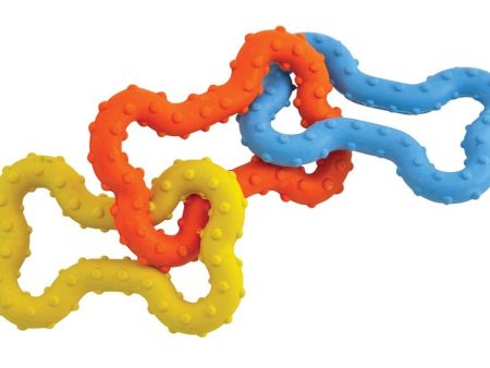 Petstages Bone Tug Toy Multi-Color 1ea Mini For Cheap