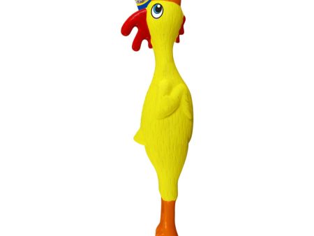 Petsport USA NaturFlex Natural Latex Rubber Dog Toy Chicken, 1ea 16 in, Jumbo Fashion