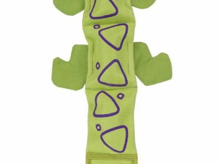 Outward Hound Fire Biterz Dog Toy Lizard 2 Squeakers Green 1ea LG Discount