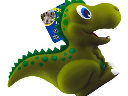 Petsport USA NaturFlex Dinosaur Latex Dog Toy TRex, 1ea 12 in, Jumbo Online Hot Sale