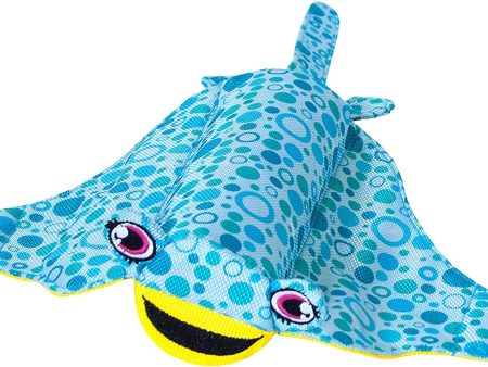 Outward Hound Floatiez Stingray Floating Dog Toy Blue 1ea LG Supply