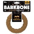 Pet Qwerks Barkbone Natural Instincts Nylon Chew Ring Dog Toy Peanut Butter 1ea MD Hot on Sale