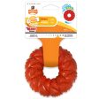 Nylabone Strong Chew Braided Dog Ring Chew Toy Beef 1ea Medium Wolf - Up To 35 lb Fashion