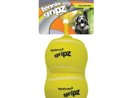 Nylabone Power Play Dog Tennis Ball Gripz 1ea Large Giant - Up To 50 lb Hot on Sale