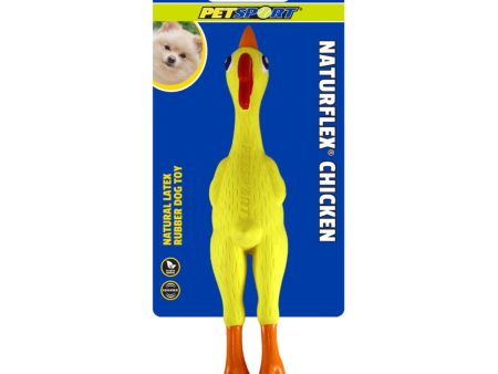 Petsport USA NaturFlex Natural Latex Rubber Dog Toy Chicken, 1ea 6 in, Tiny Tot on Sale