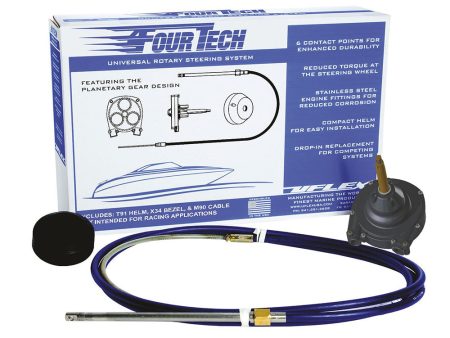 Uflex Fourtech 6  Mach Rotary Steering System w Helm, Bezel & Cable [FOURTECH06] Hot on Sale