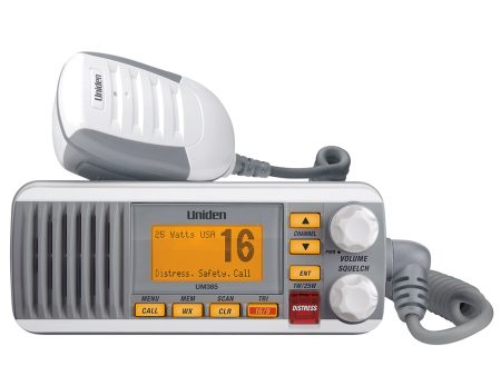 Uniden UM385 Fixed Mount VHF Radio - White [UM385] Online now