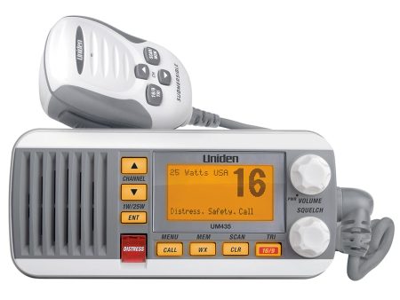 Uniden UM435 Fixed Mount VHF Radio - White [UM435] Hot on Sale