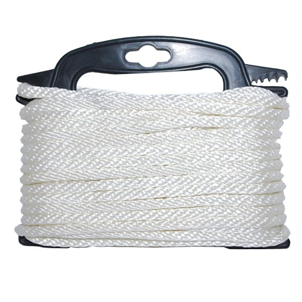 Attwood Braided Nylon Rope - 3 16  x 100  - White [117553-7] Supply