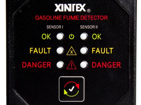 Fireboy-Xintex Gasoline Fume Detector w Dual Channel - 12 24V [G-2B-R] Online