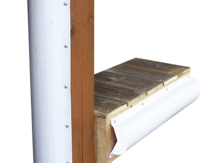 Dock Edge Piling Bumper - One End Capped - 6  - White [1020-F] For Cheap