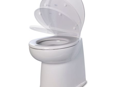 Jabsco 17  Deluxe Flush Fresh Water Electric Toilet w Soft Close Lid - 12V [58040-3012] Cheap