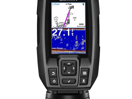 Garmin STRIKER 4 FishFinder w 4-Pin, 77 200kHz TM Transducer [010-01550-00] Fashion