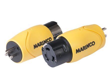 Marinco Straight Adapter - 15A Male Straight Blade to 50A 125 250V Female Locking [S15-504] Discount