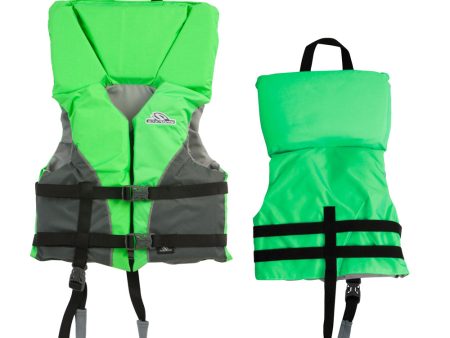 Stearns Youth Heads-Up Life Jacket - 50-90lbs - Green [2000032674] Online Sale