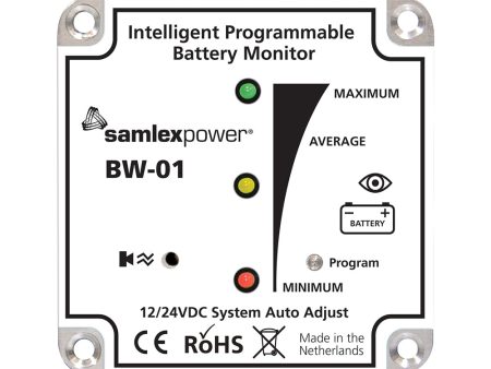 Samlex Battery Monitor - 12V or 24V - Programmable [BW-01] Cheap