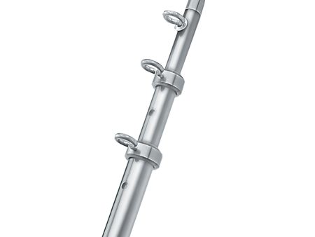 TACO 12  Silver Silver Center Rigger Pole - 1-1 8  Diameter [OC-0432VEL116] Online Sale