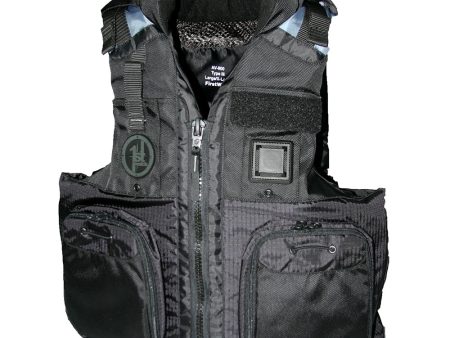 First Watch AV-800 Four Pocket Flotation Vest - Black - Large to XL [AV-800-BK-L XL] Online Sale