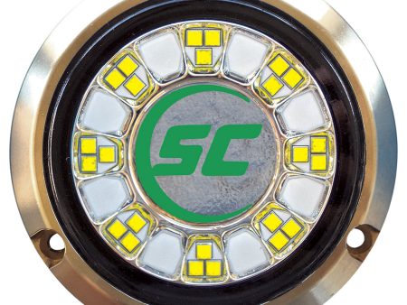 Shadow-Caster SCR-24 Bronze Underwater Light - 24 LEDs - Aqua Green [SCR-24-AG-BZ-10] on Sale