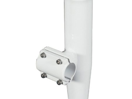 Lee s Clamp-On Rod Holder - White Aluminum - Horizontal Mount - Fits 1.050  O.D. Pipe [RA5201WH] Online now