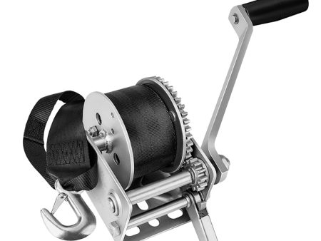 Fulton 900lb Single Speed Winch w 12 Strap f Personal Watercraft [142006] on Sale