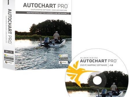 Humminbird AutoChart PRO DVD PC Mapping Software w Zero Lines Map Card [600032-1] Hot on Sale