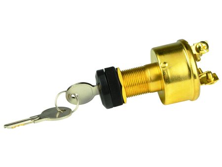 BEP 4-Position Brass Ignition Switch - Accessory OFF Ignition  Accessory Start [1001609] For Sale