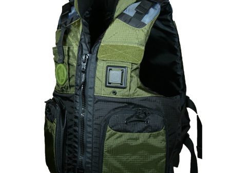 First Watch AV-800 Four Pocket Flotation Vest - OD Green - XXL to3XL [AV-800-GN-2XL 3XL] Online Hot Sale