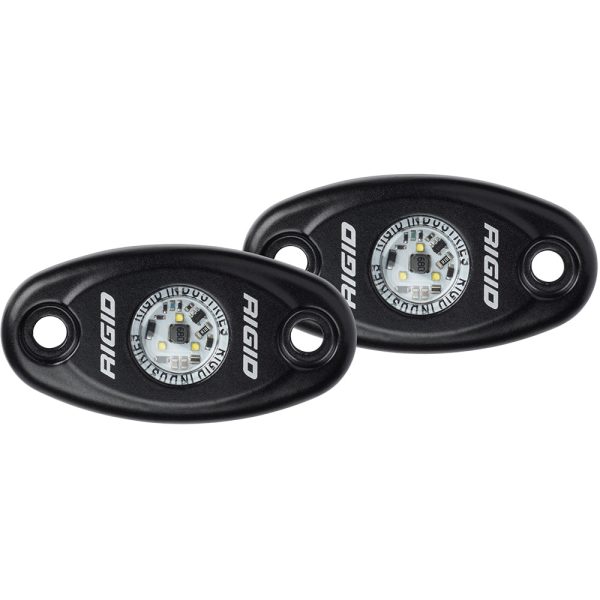 RIGID Industries A-Series Black High Power LED Light - Pair - Red [482103] Online Sale