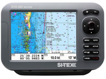 SI-TEX SVS-880C 8  Chartplotter w Internal GPS Antenna  C-Map 4D Chart [SVS-880C] Discount