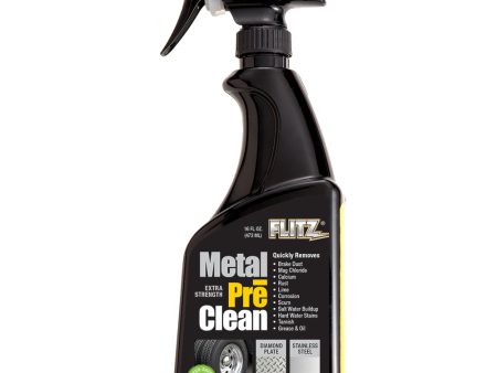 Flitz Metal Pre-Clean - All Metals Icluding Stainless Steel - 16oz Spray Bottle [AL 01706] Online