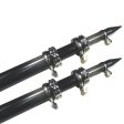 TACO 20  Carbon Fiber Outrigger Poles - Pair - Black [OT-4200CF] Online now