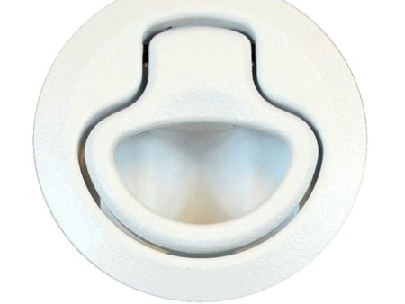 Southco Flush Pull Latch - Push To Close - Medium - White [M1-61-1] Supply