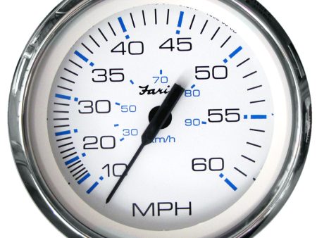 Faria Chesapeake White SS 4  Speedometer - 60MPH (Pitot) [33811] Discount