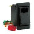 Cole Hersee Lighted Rocker Switch SPST On-Off 4 Blade [58328-101-BP] Discount