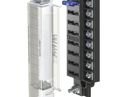 Blue Sea 5046 ST Blade Compact Fuse Blocks - 8 Circuits w Cover [5046] Sale