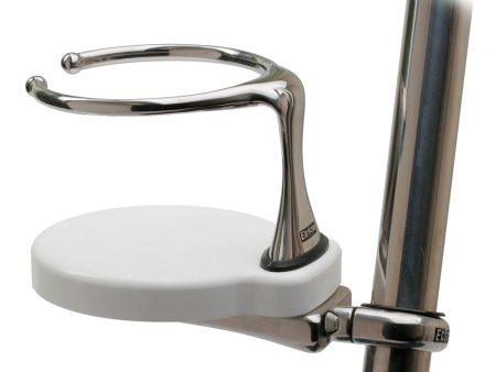 Edson Clamp-On Drink Holder - Single - White Poly [878WH-1-125] Online now