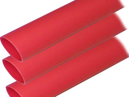 Ancor Adhesive Lined Heat Shrink Tubing (ALT) - 1  x 12  - 3-Pack - Red [307624] Online Sale