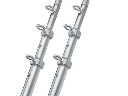 TACO 15  Silver Silver Outrigger Poles - 1-1 8  Diameter [OT-0442VEL15] For Discount