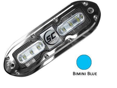 Shadow-Caster SCM-6 LED Underwater Light w 20  Cable - 316 SS Housing - Bimini Blue [SCM-6-BB-20] Online