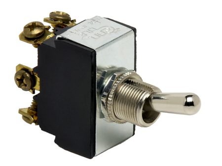 Cole Hersee Heavy Duty Toggle Switch DPDT On-Off-On 6 Screw [5592-BP] Hot on Sale